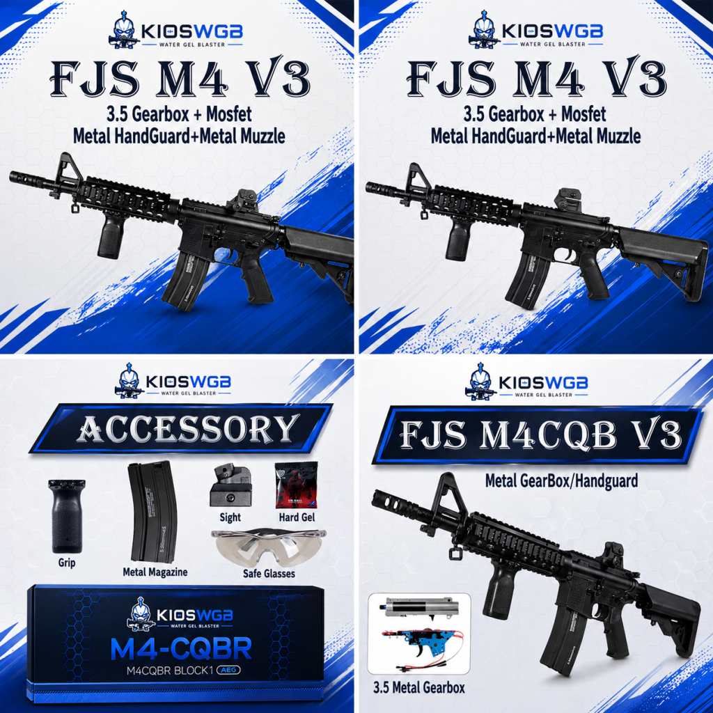 FJS M4A1 CQBR V3 High End Premium Gel Blaster